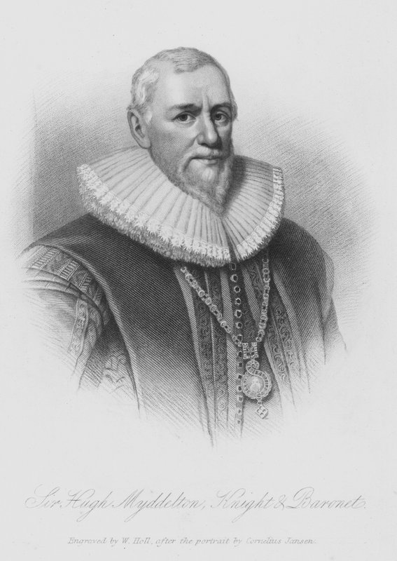 Sir Hugh Middleton (Gravur) von English School