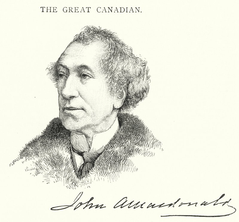 Sir John Alexander Macdonald (Gravur) von English School