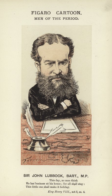 Sir John Lubbock, englischer Politiker von English School