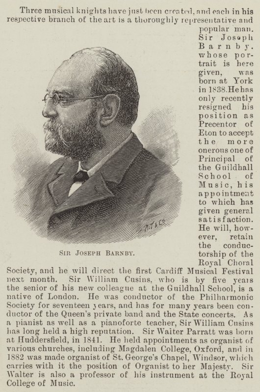 Sir Joseph Barnby von English School