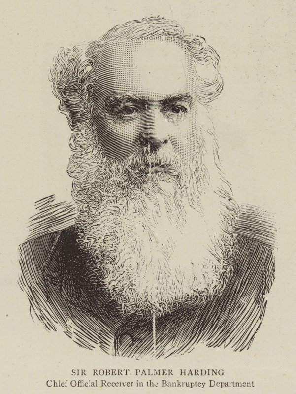 Sir Robert Palmer Harding (Gravur) von English School