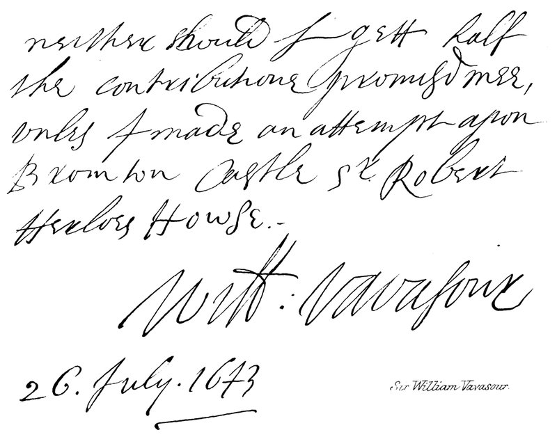 Sir William Vavasour von English School