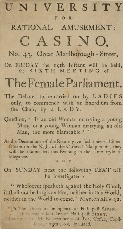 Sechstes Treffen des weiblichen Parlaments von English School