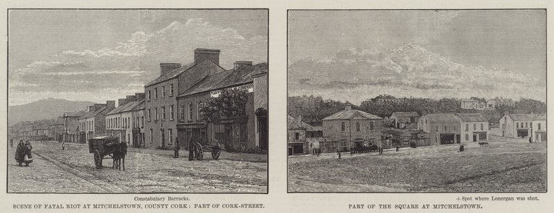 Skizzen von Mitchelstown (Gravur) von English School