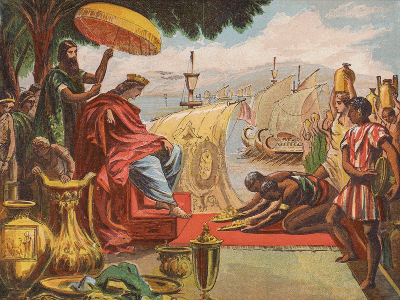 Salomo in seiner Herrlichkeit von English School