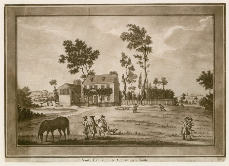 Südostansicht des Copenhagen House, London von English School