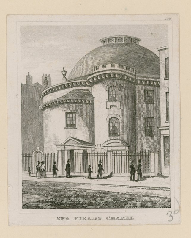 Spa Fields Kapelle, Clerkenwell von English School