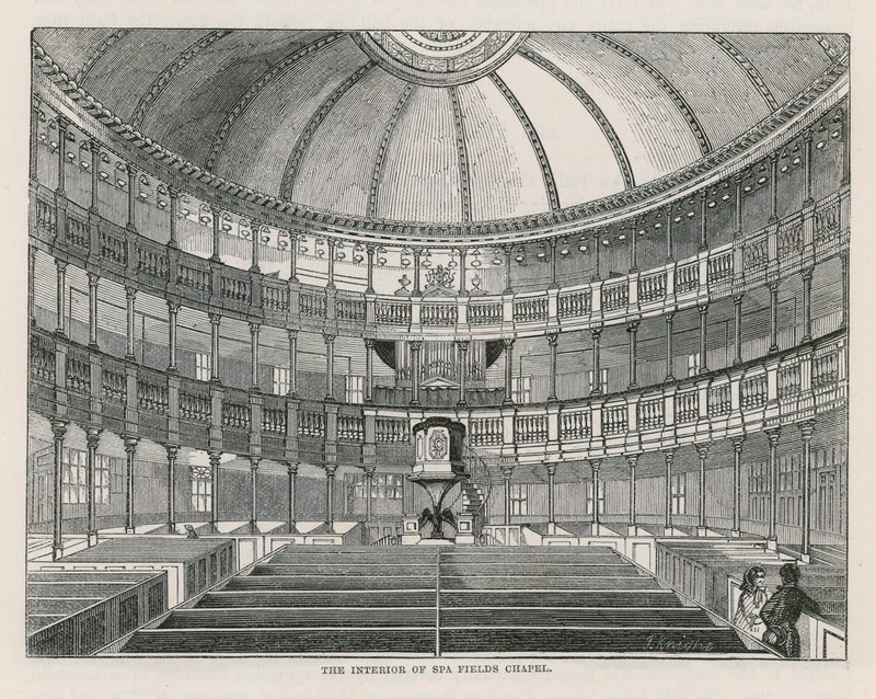 Spa Fields Kapelle, Clerkenwell von English School