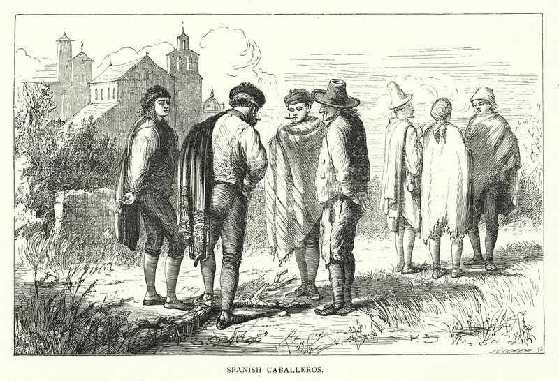 Spanische Caballeros von English School
