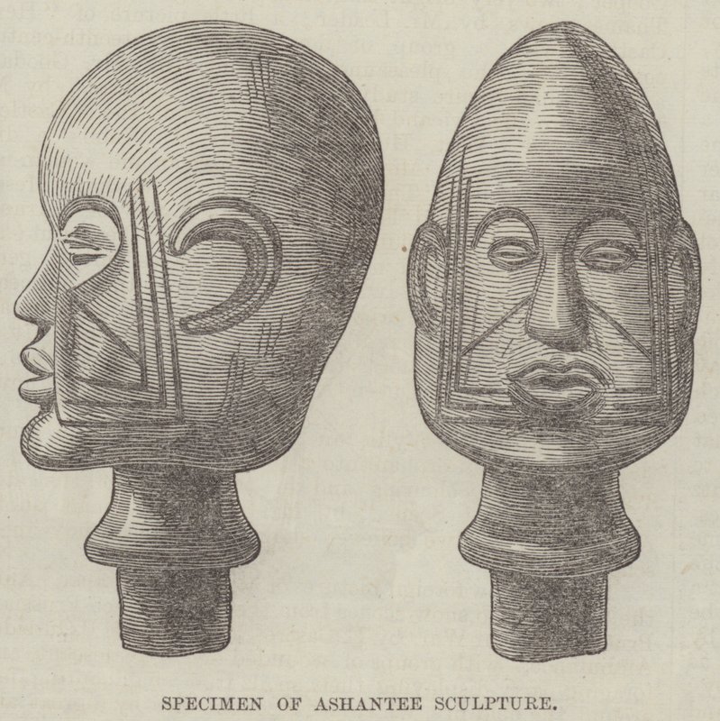 Beispiel ashantischer Skulptur von English School
