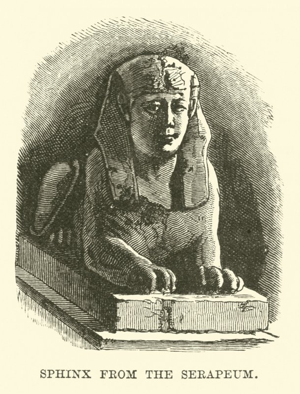 Sphinx vom Serapeum von English School