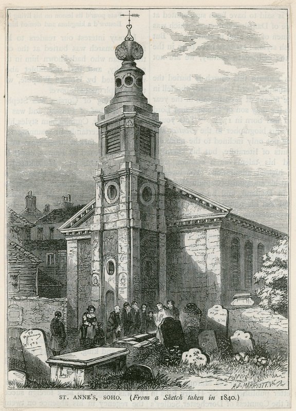 St Annes Kirche, Soho von English School