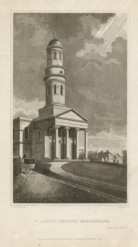 St. Annes Kirche in Wandsworth von English School