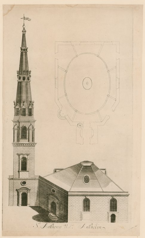 St. Antholin, London von English School