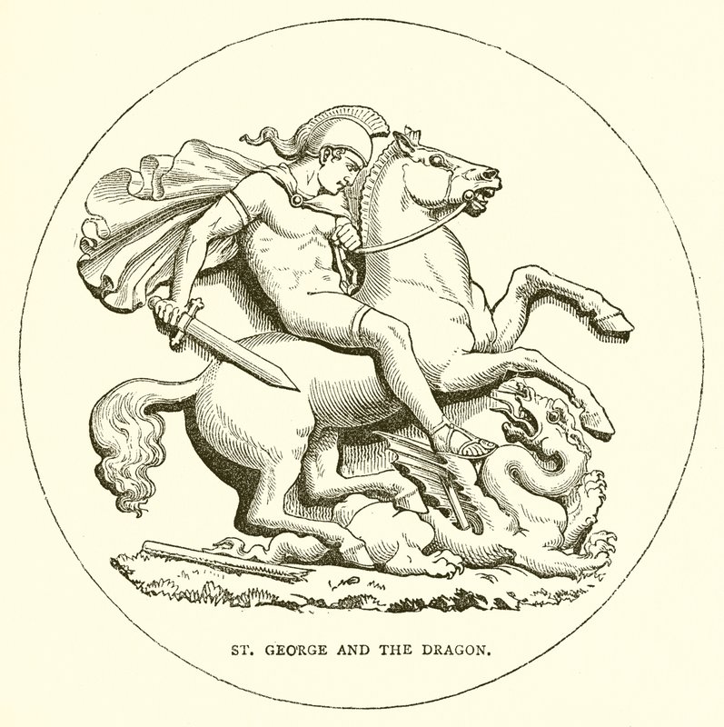 St. Georg und der Drache von English School