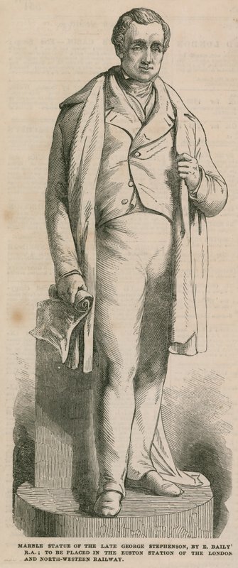 Statue von George Stephenson von English School
