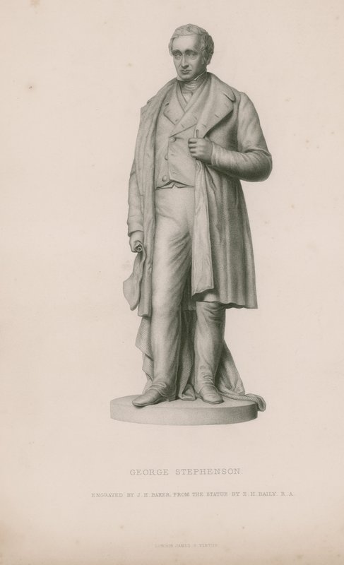 Statue von George Stephenson von English School