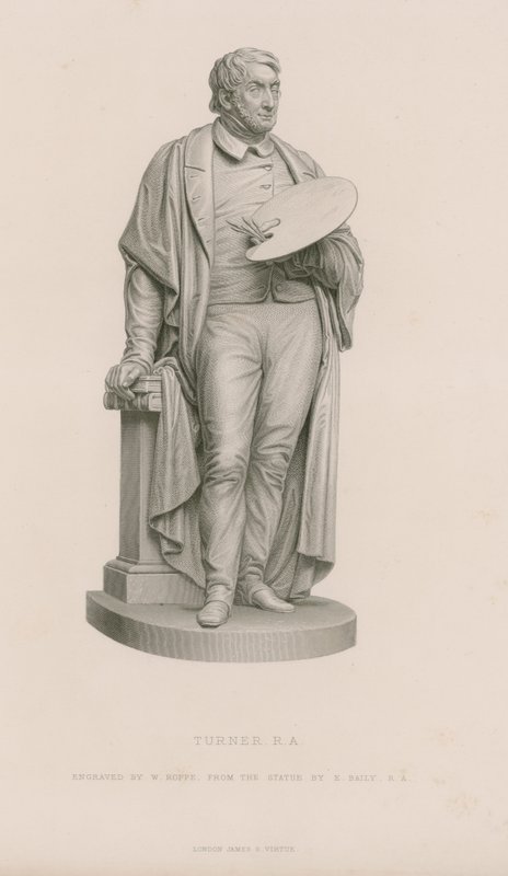 Statue von JMW Turner von English School