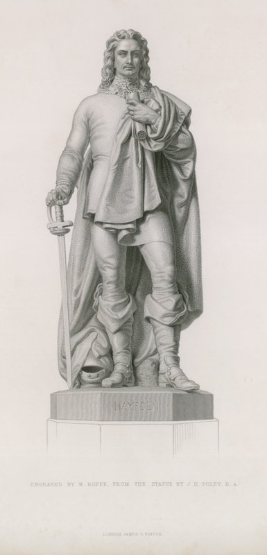 Statue von John Hampden von English School