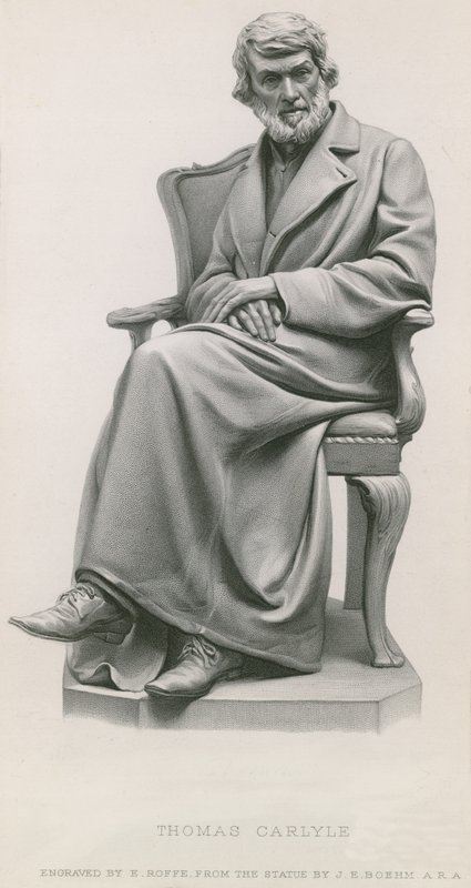 Statue von Thomas Carlyle von English School