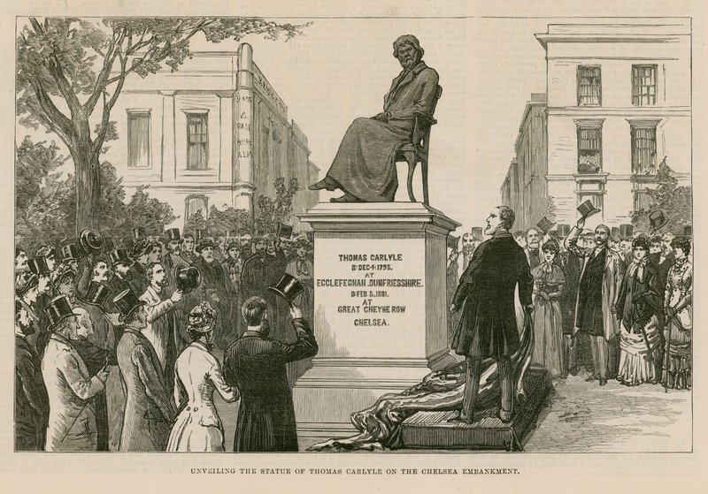 Statue von Thomas Carlyle von English School