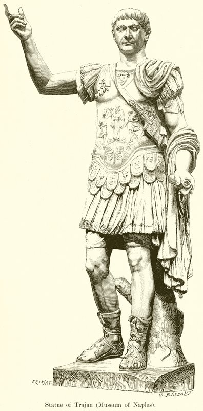 Statue von Trajan von English School