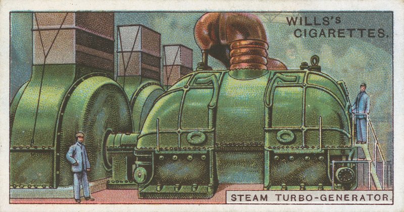 Dampfturbogenerator von English School