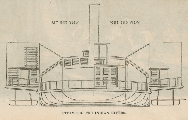Dampfschlepper für indische Flüsse von English School