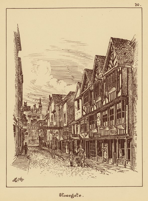 Stonegate, Fachwerkhäuser von English School