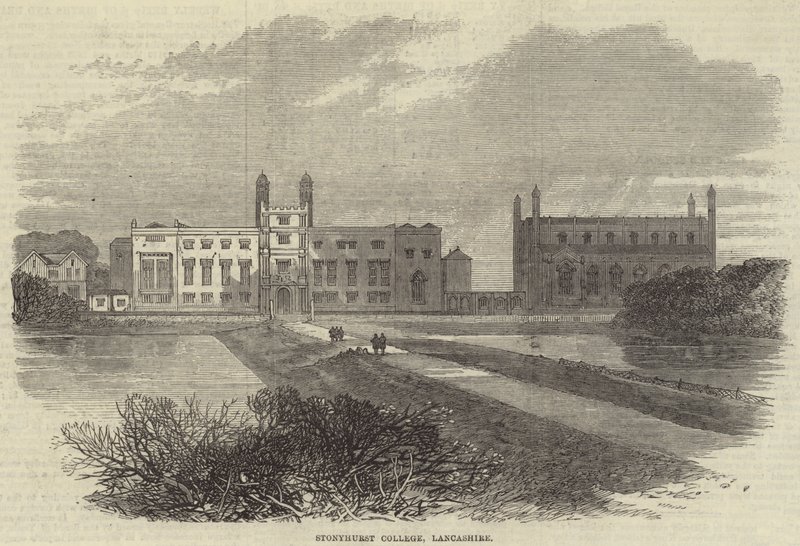 Stonyhurst College, Lancashire (Gravur) von English School