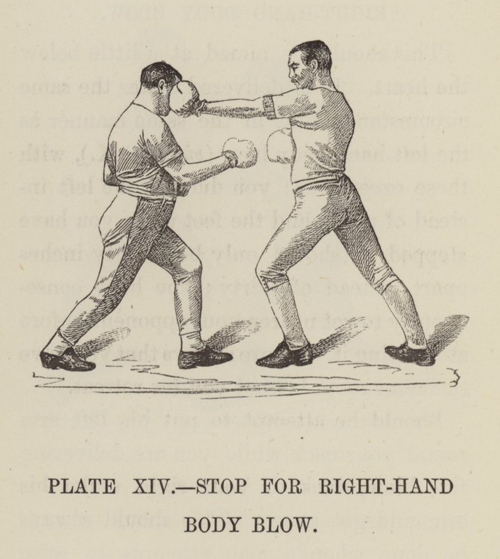 Rechter Körpertreffer (Stich) von English School
