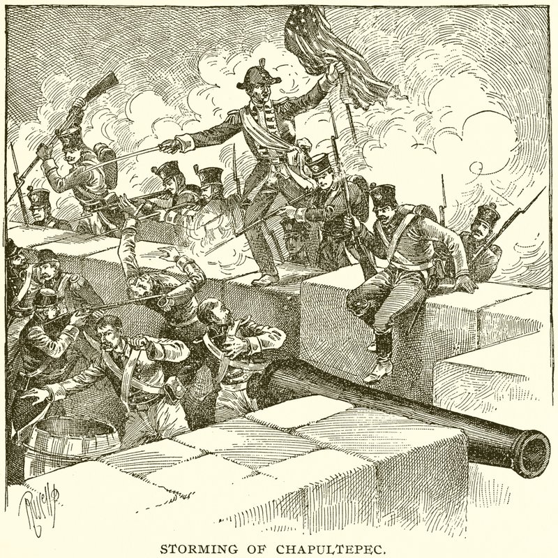 Sturm auf Chapultepec von English School