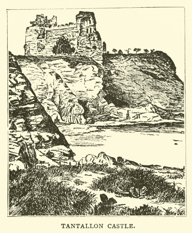 Tantallon Castle von English School