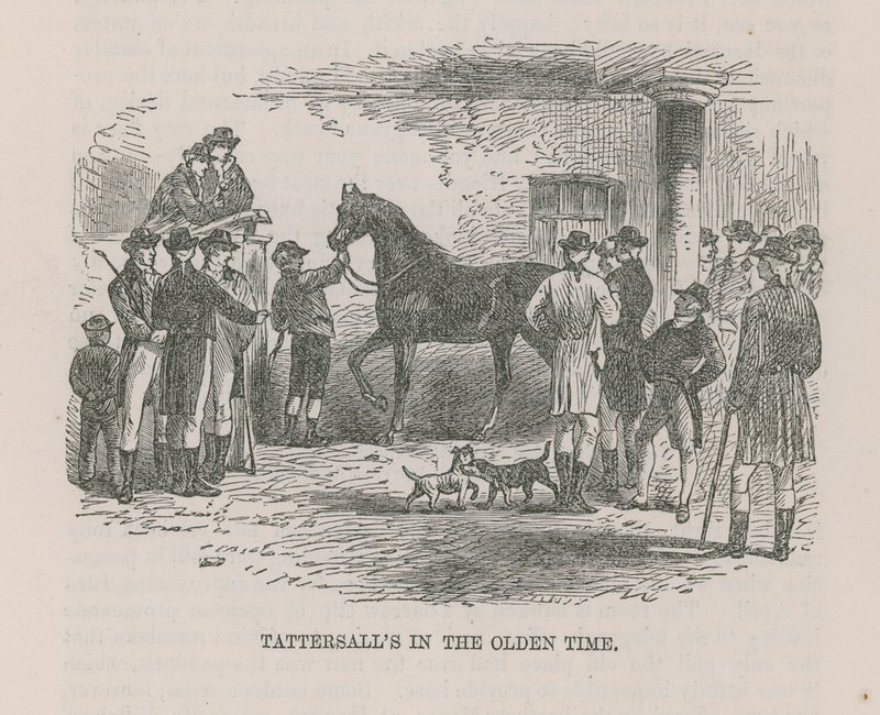 Tattersalls in alten Zeiten von English School