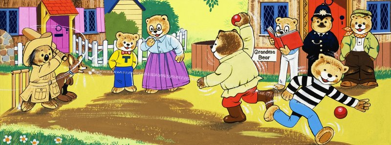 Teddybär (mit versteckten Objekten) von English School