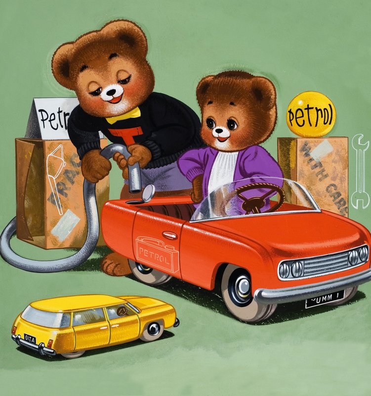 Teddybär (mit versteckten Objekten) von English School