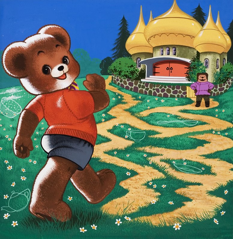 Teddybär (mit versteckten Objekten) von English School