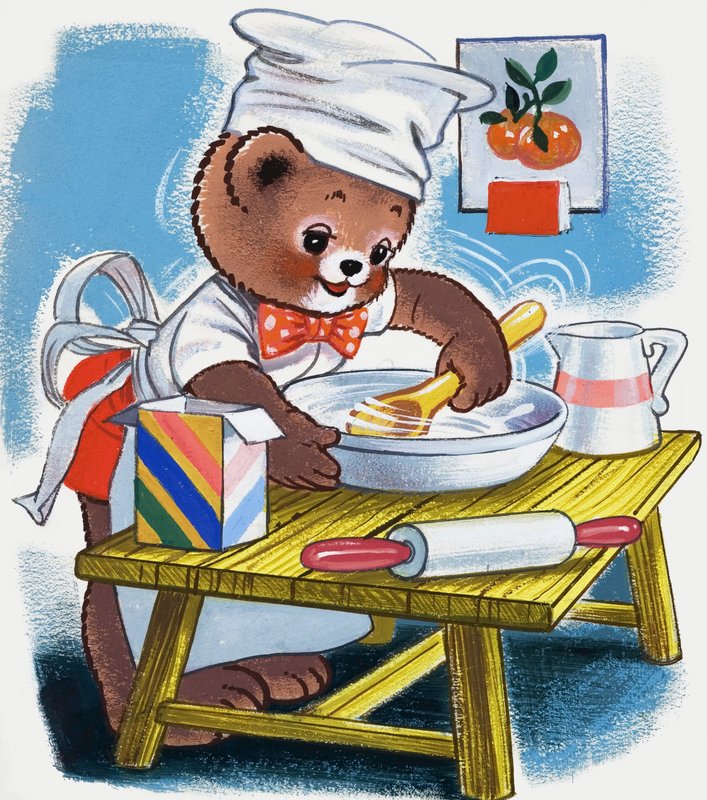Teddybär (mit versteckten Objekten) von English School