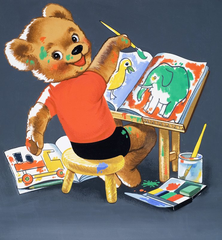 Teddybär von English School
