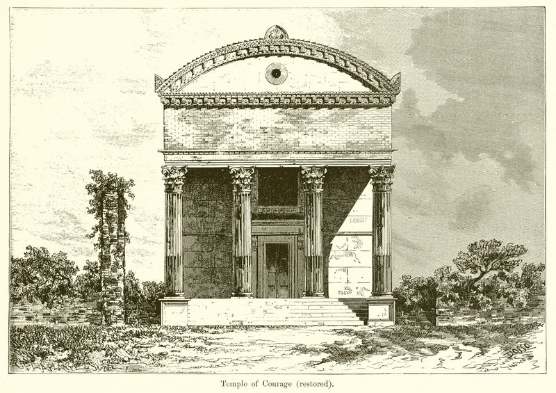 Tempel des Mutes (restauriert) von English School