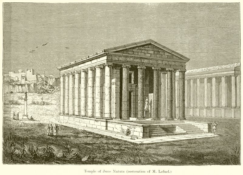 Tempel der Juno Matuta von English School