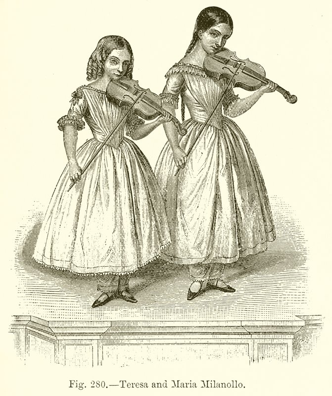 Teresa und Maria Milanollo von English School