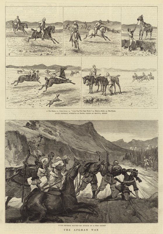 Der Afghanische Krieg (Stich) von English School