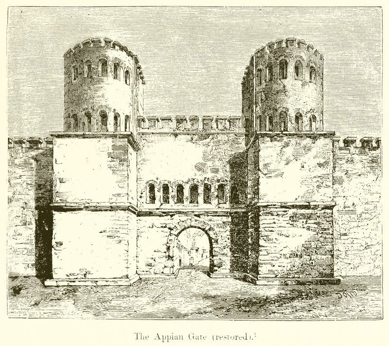Das Appische Tor (restauriert) von English School