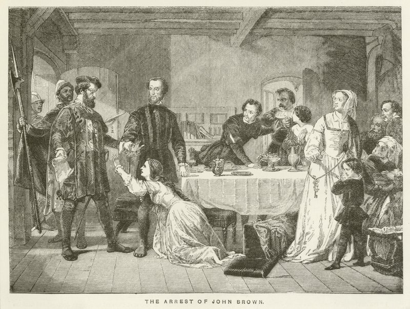 Die Verhaftung von John Brown von English School