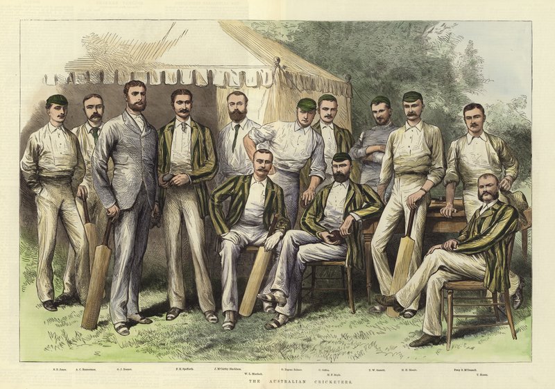 Die australischen Cricketspieler von English School