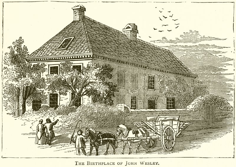Der Geburtsort von John Wesley von English School