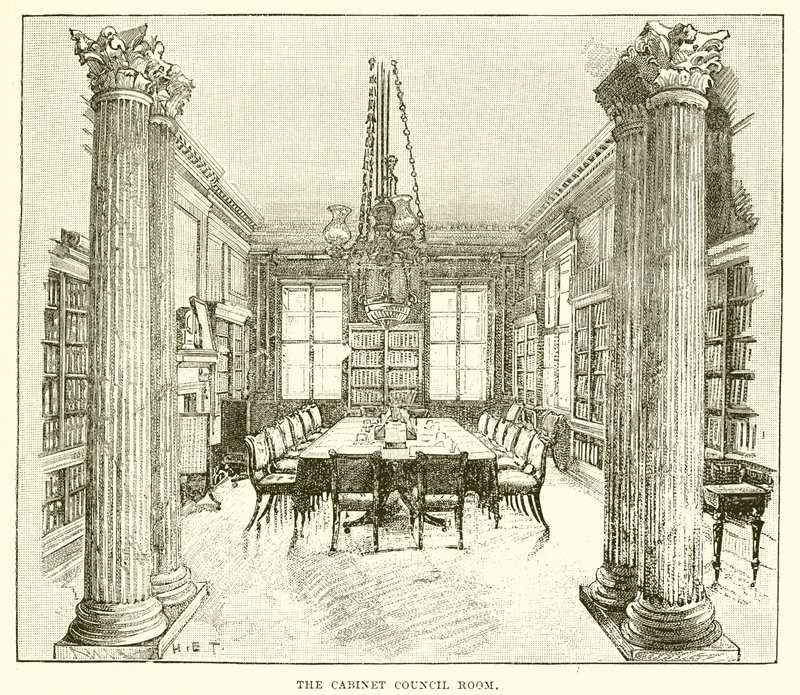Der Kabinettsratssaal von English School