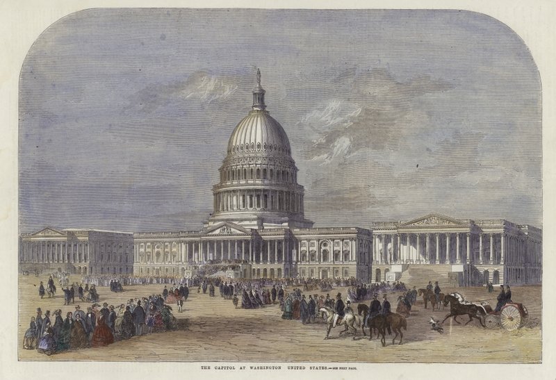 Das Kapitol in Washington von English School