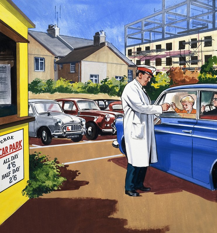 Der Parkplatzwächter von English School